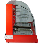 Wide Glass Food Warmer | 60cm | Red