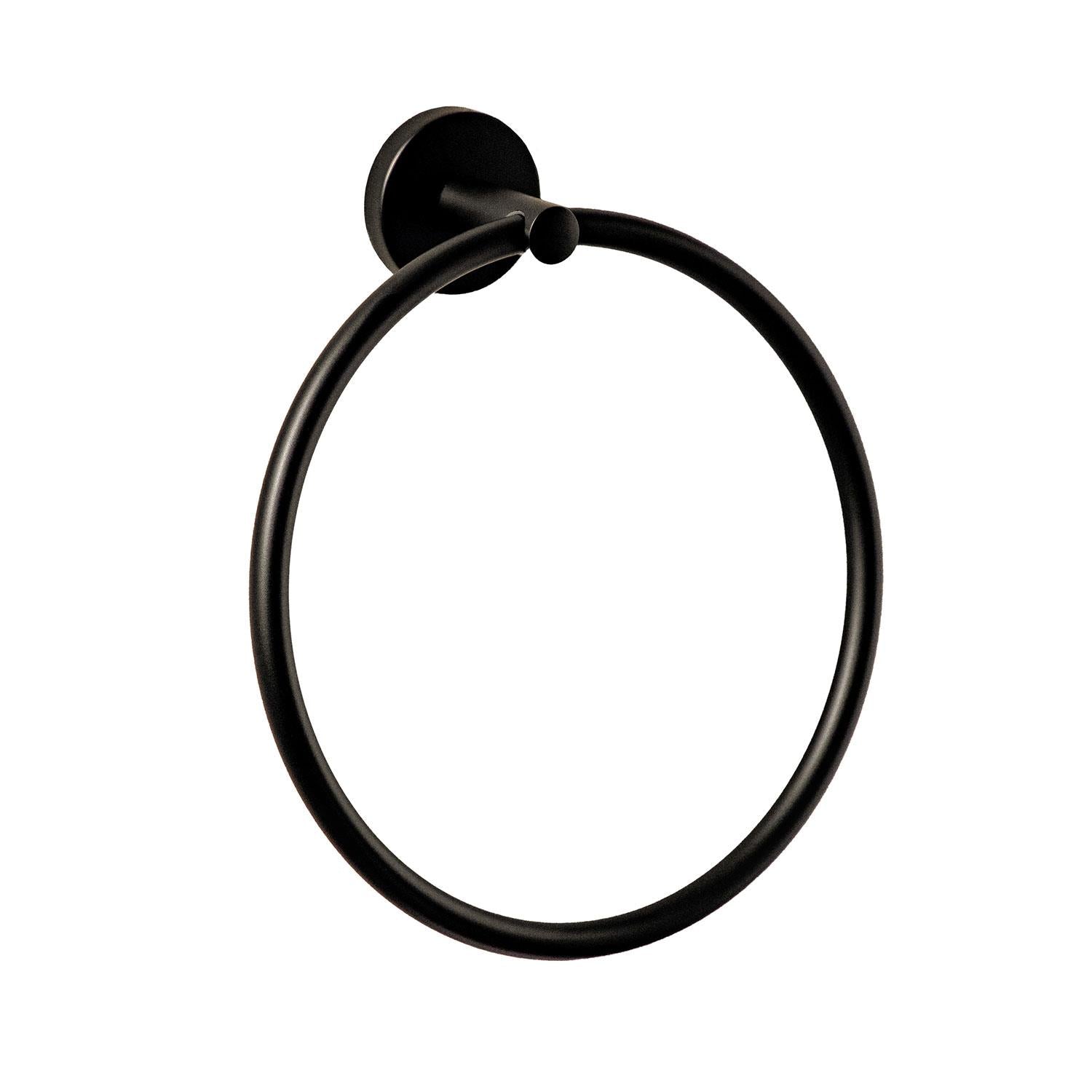 Towel Ring, 20cm, Matt Anti-corrosion, Start Collection | Matte Black