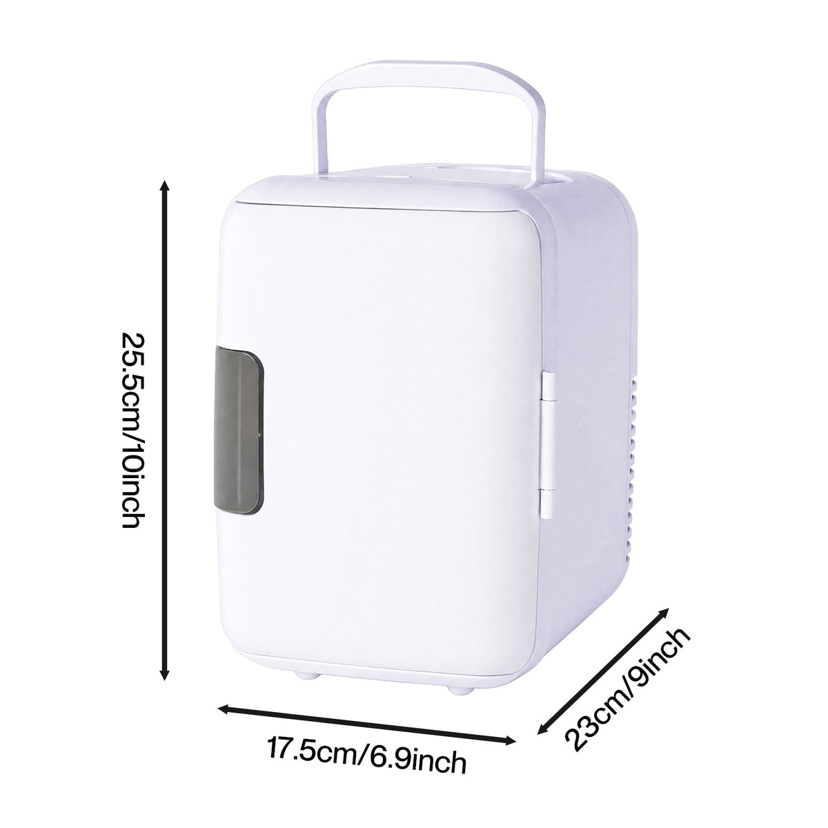 Spector Mini Fridge Portable Fridge, Cooler And Warmer, White