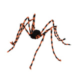Giant Halloween Outdoor Spider Web Decoration With Scary Spider