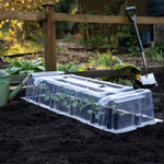 Mini Greenhouse Cloche  2  (2 Cloche, 4 Ends + Stakes)