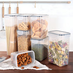 Kitchen Storage Containers For Dry Food | Set of 7 | Transparent