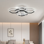 Black Metal Industrial Frame Ceiling Fan Light 5 Blades With 3-color Dimming, 6-speed, 2.4g App & Remote Control