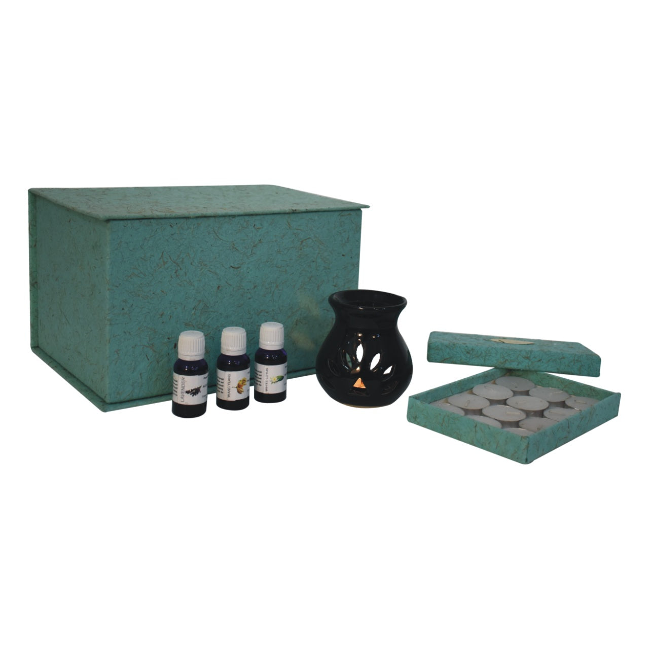Black Oil Burner Set (lotus)