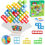 Dyzi Balance Tower Stacking Game 73 Piece Family Tabletop Toy Set