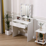 Makeup Dressing Table With Lighted Mirror