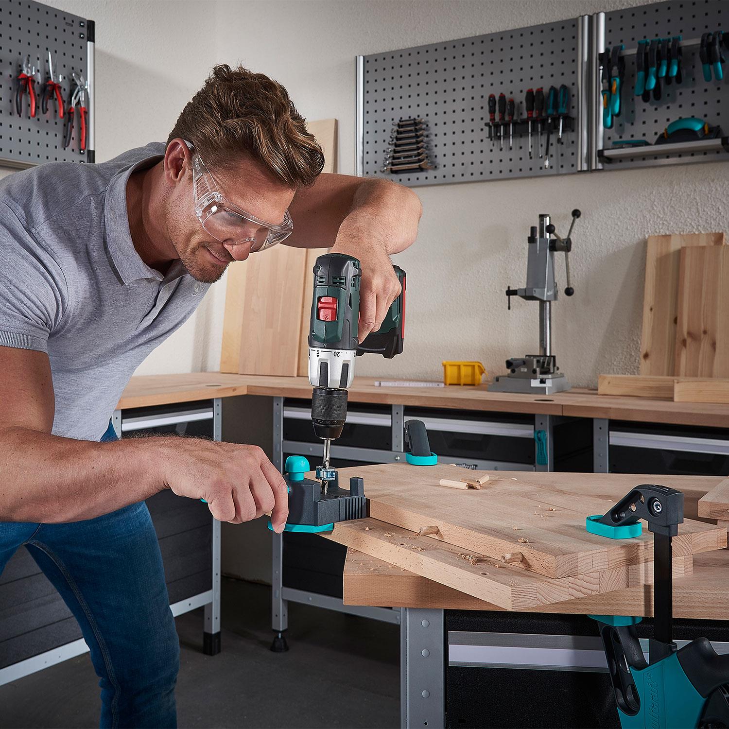 Measuring & Dowelling Project Set With Dowelmaster And Angle Square
