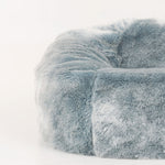 Kids Faux Fur Bean Bag Chair | Blue