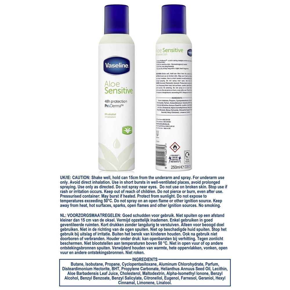Roll On & Anti-perpirant For Fresh, Dry & Sensitive Skin, 3x250ml
