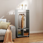 Open Wardrobe Clothes Rail Bedroom Clothes Storage Rod | One Size
