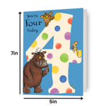 Age 4 Birthday Card Official Product