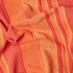 Cotton Morocco Striped Throw | 255cm x 360cm | Terracotta