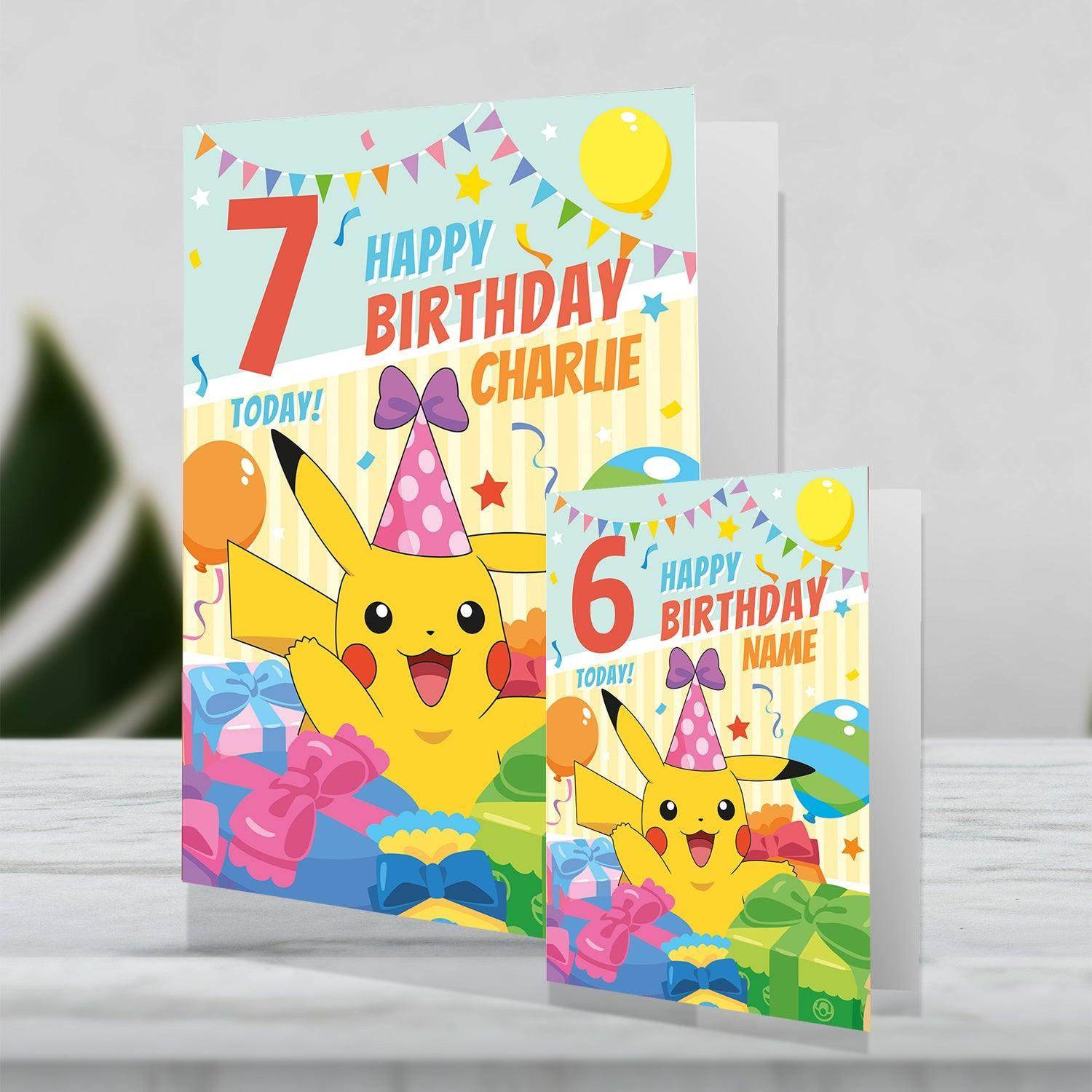 Giant Personalised Any Age Birthday Card Official Product
