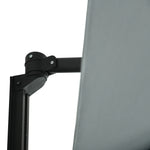 Wall Mounted Parasol W/ 180° Rotatable Canopy | Gray