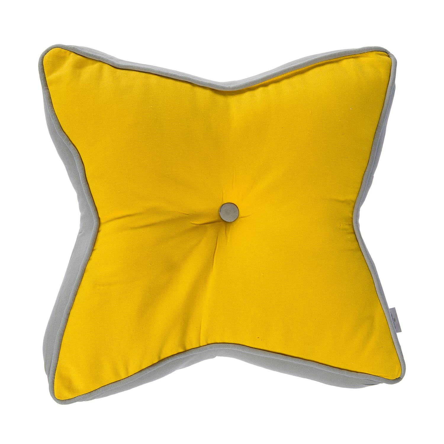 Star Shaped Floor Cushion | Yellow