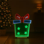 Xmas Haus 42x56cm 136 Led Giftbox Infinity Light 3m Cable