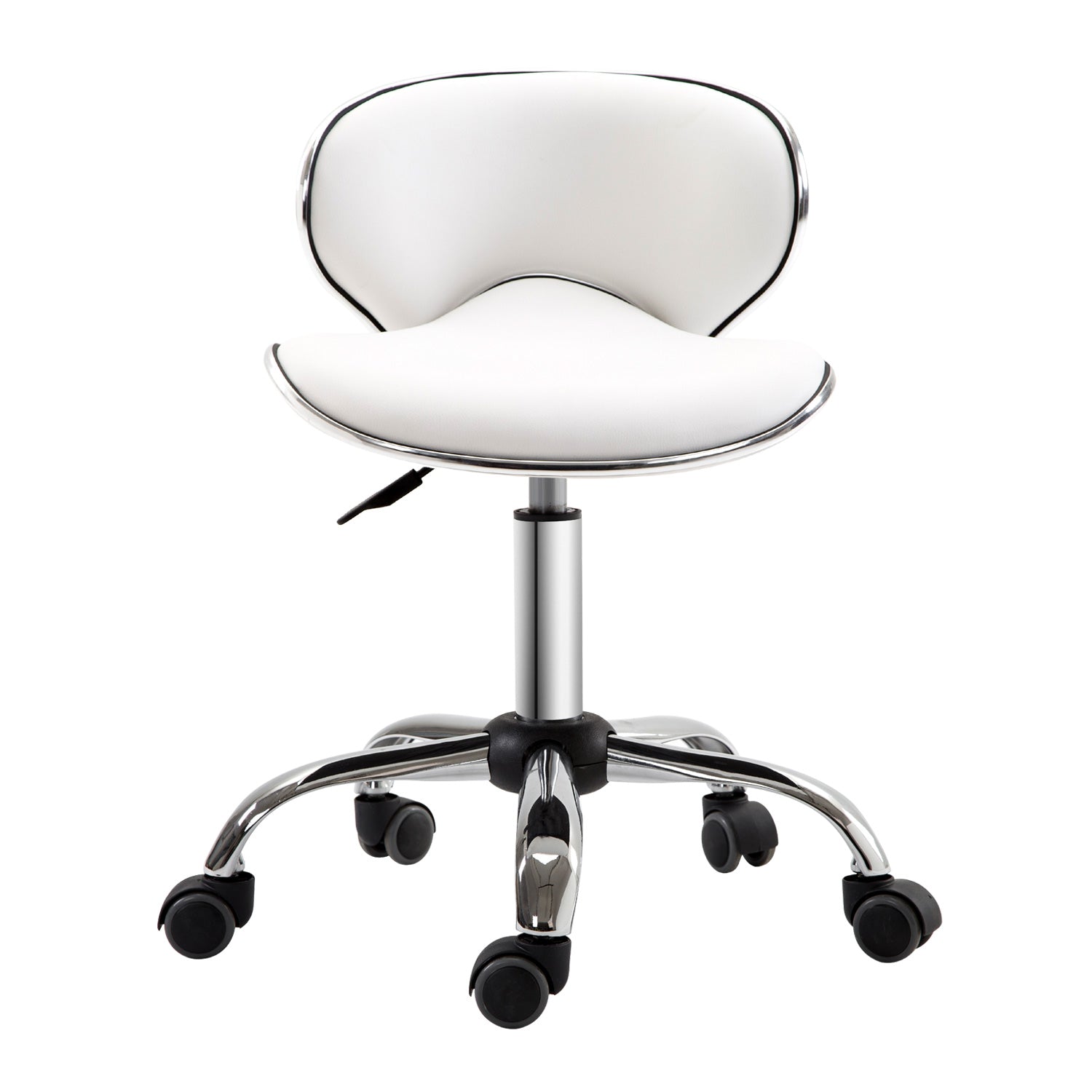 Office Chair Beauty Salon Rolling Technician Stool Chair | One Size | White