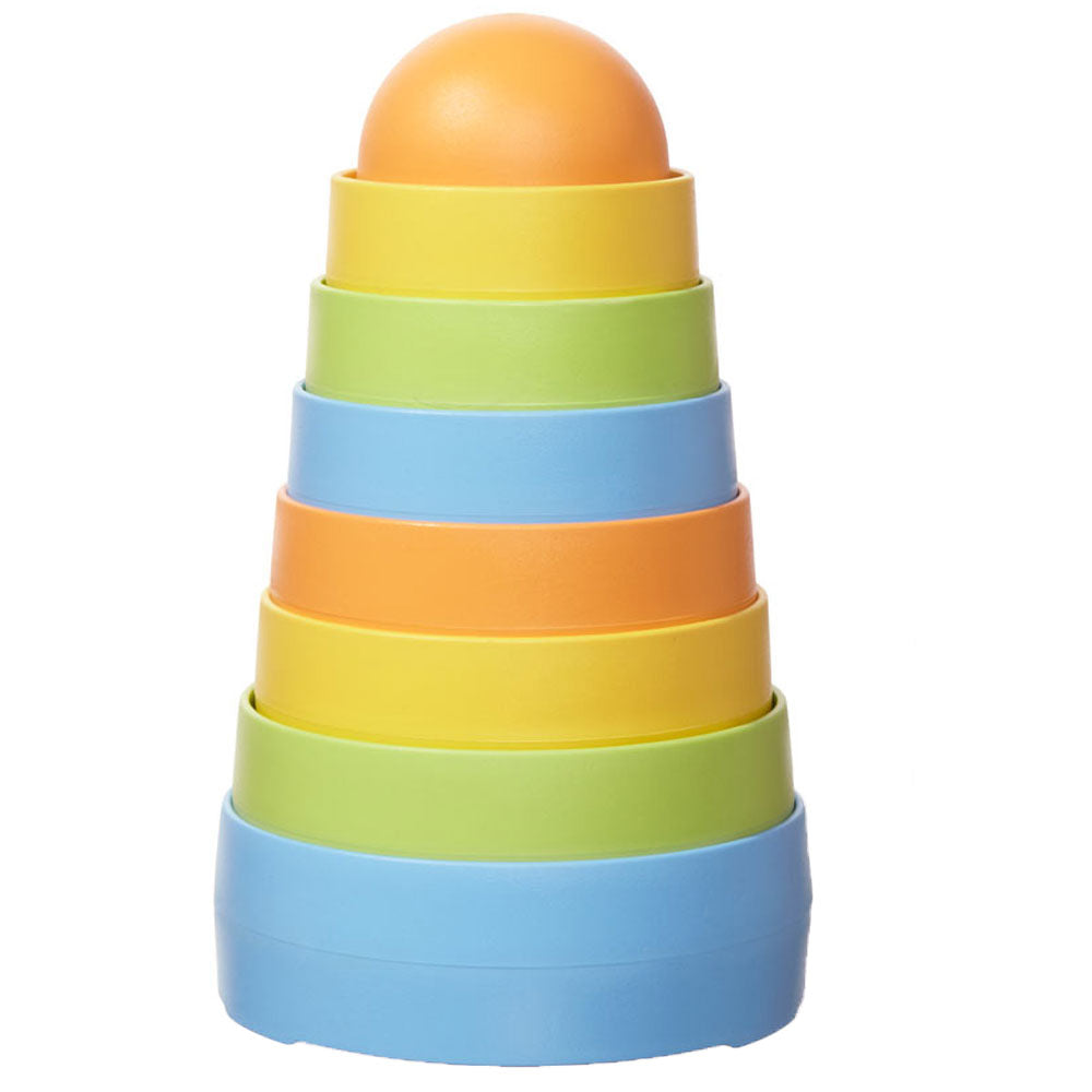 Stacker Toy, 8 Play Pieces, Made From 100% Recycled Plastic