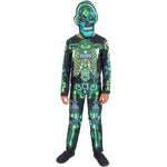 Skeleton Gamer Glow In The Dark Costume | Age 7-9