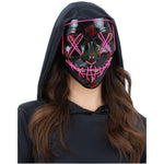 Pink Light Up Led Stitch Mask