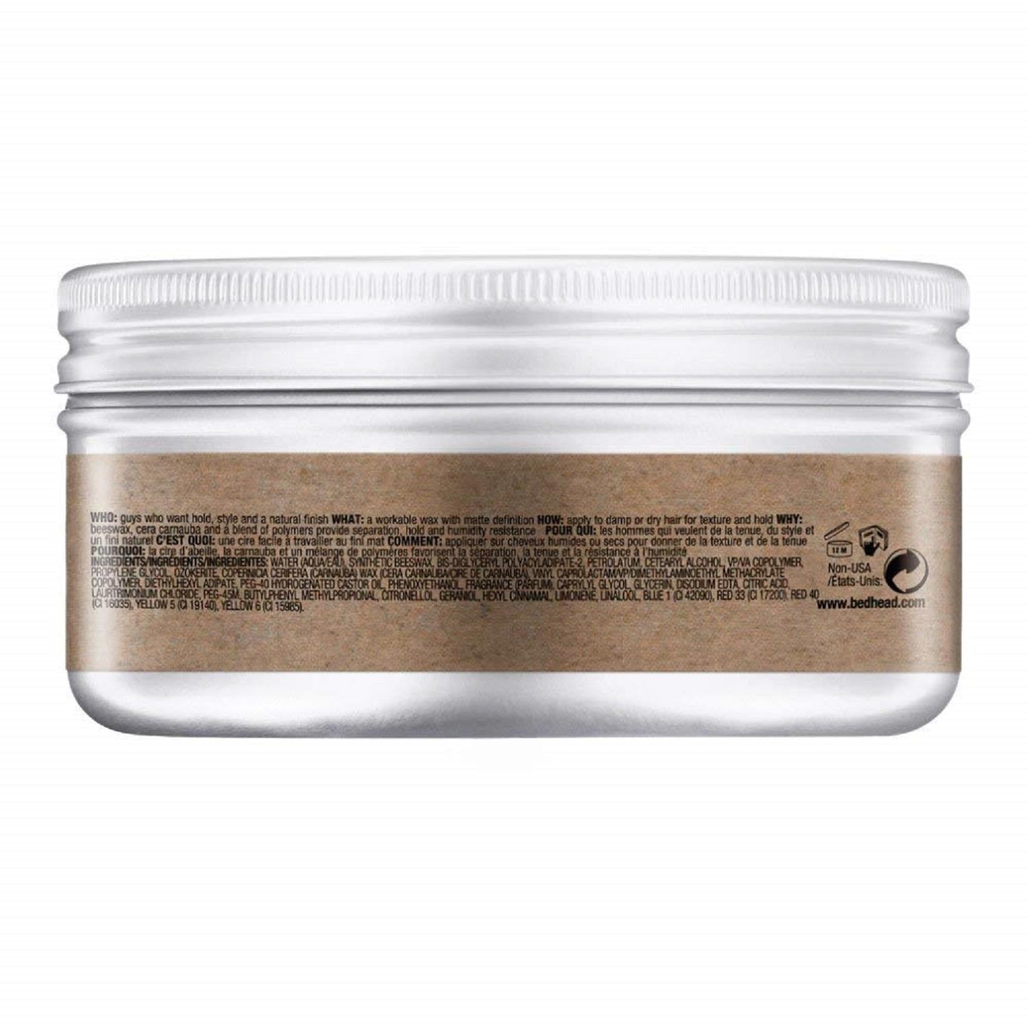 Matte Separation Mens Hair Wax For Firm Hold 85g, 2pk