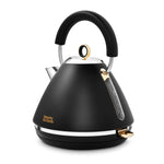 Accents Pyramid Traditional Kettle - 1.5l Capacity | Black