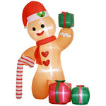 8ft Christmas Blow Up Gingerbread Man