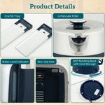 1.7l 3000w Rapid Boil Kettle And 4 Slice Toaster Set | Blue