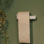 Toilet Roll Holder, Black Matt, Wall-mounted, 6,5 Cm. Collection Nea
