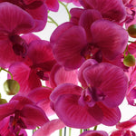 110cm Artificial Pink Orchid Plant Artifcial 41 Real Touch Flowers