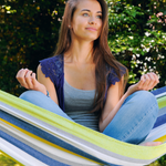 Tahiti Kolibri Cotton Single Garden Hammock With Bag