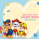 Paw Patrol Mother's Day Card 'from Your Son' Official Product