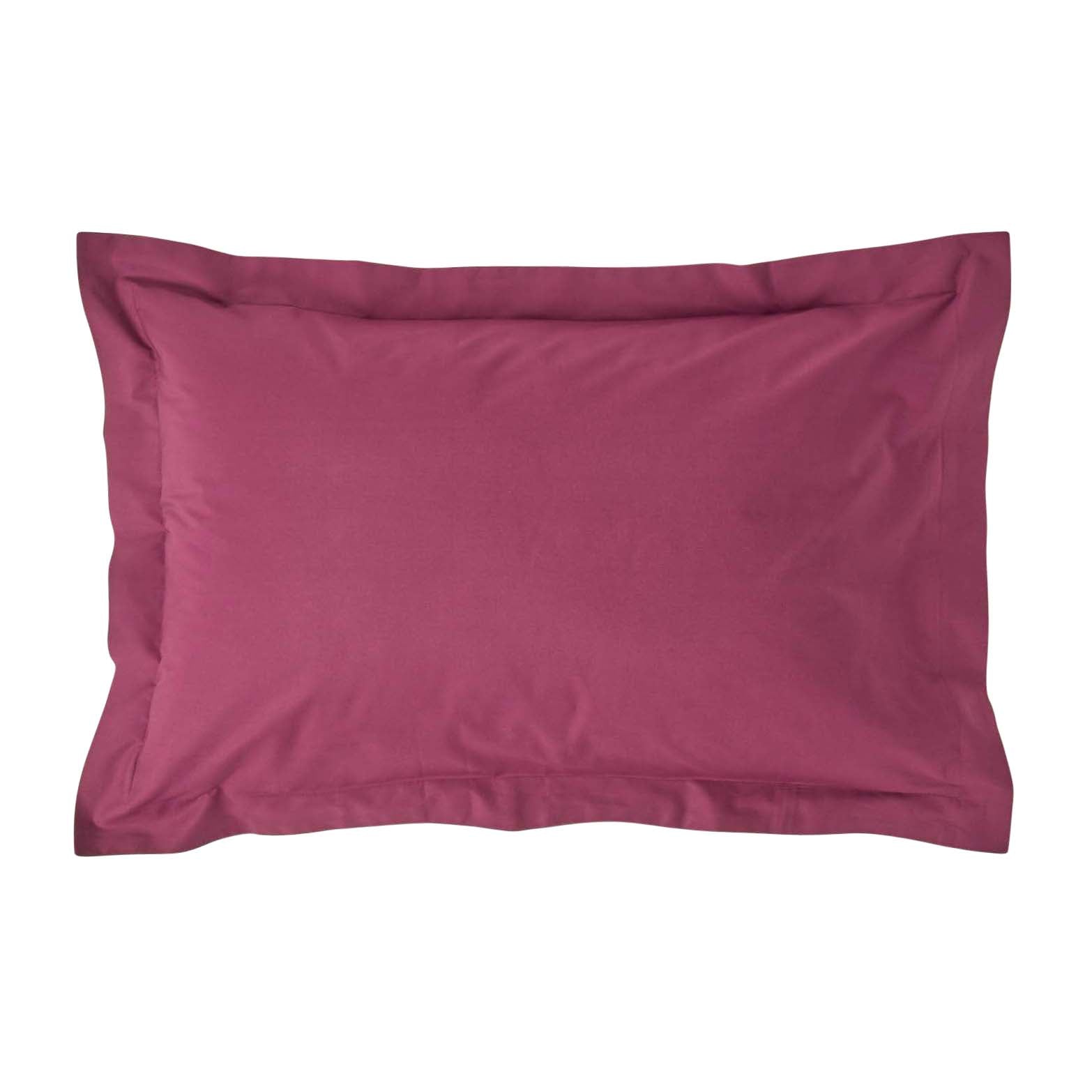 Egyptian Cotton Oxford Pillowcase 200 Tc | 48 x 74cm | Plum