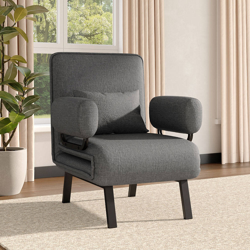 Convertible Sofa Bed With Pillow And Pocket