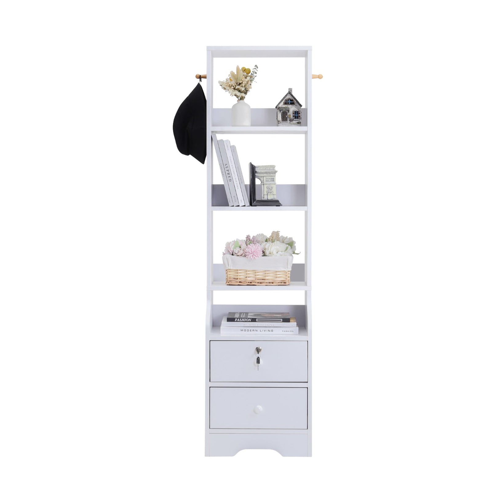 Breeins Bedside Table With 2 Drawers