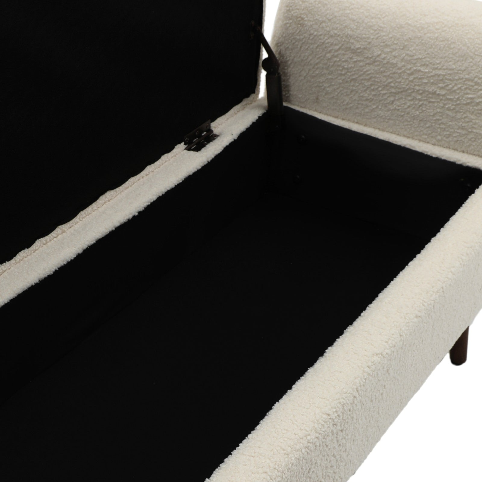 Breeins Teddy Fleece Upholstered Storage Bench