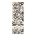 Delphi Geometric Style 100% Cotton Printed Rug | 200cm | Black & White