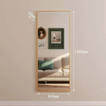 Takara- Leaner Gold Metal Rectangle Mirror | 150cm x 60cm