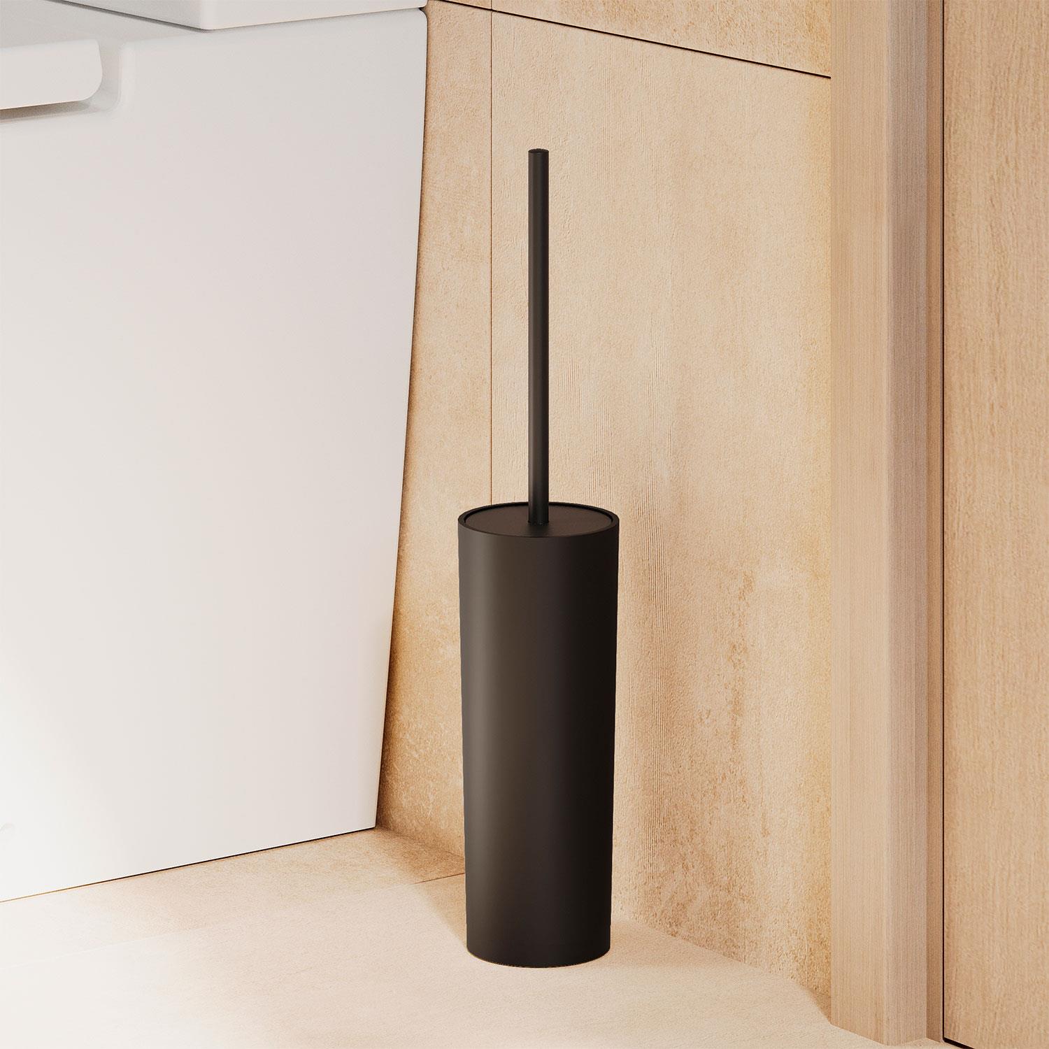 Toilet Brush, Freestanding, Matt Black, Anti- Corrosion, Next Collection