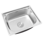 Single Bowl Kitchen Sink With Removable Drainer Set