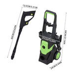 Electric High-pressure Washer 2650 Psi With 7m Hose, Adjustable Nozzle & Foam Sprayer – Car, Patio & Outdoor Cleaning | 2000w