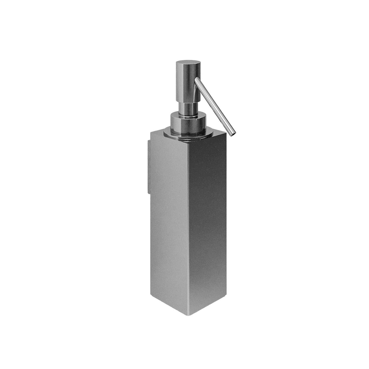 Soap Dispenser 125ml Capacity Siver Gloss Wall-mounted Collection Metric