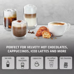 CASO Design Cappulatte Electric Milk Frother With 5 Functions, Hot Chocolate Maker With Glass Jug - 400ml Capacity