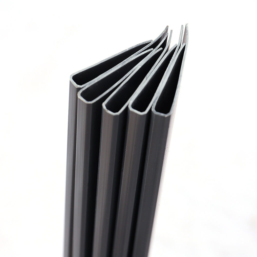 5 Pcs Garden Fence Pvc Privacy Screen Panel Slat Strips Fixing Clip 1 M