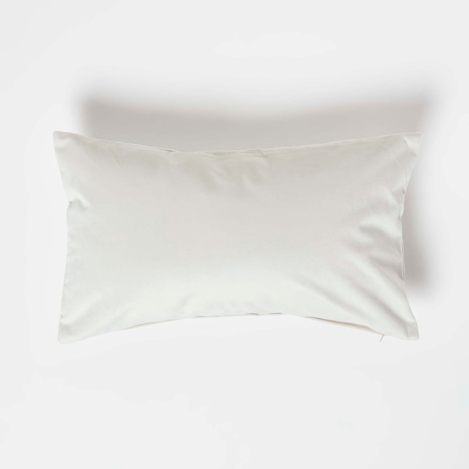 Velvet Cushion With Microfibre Insert | 30cm x 50cm | Cream