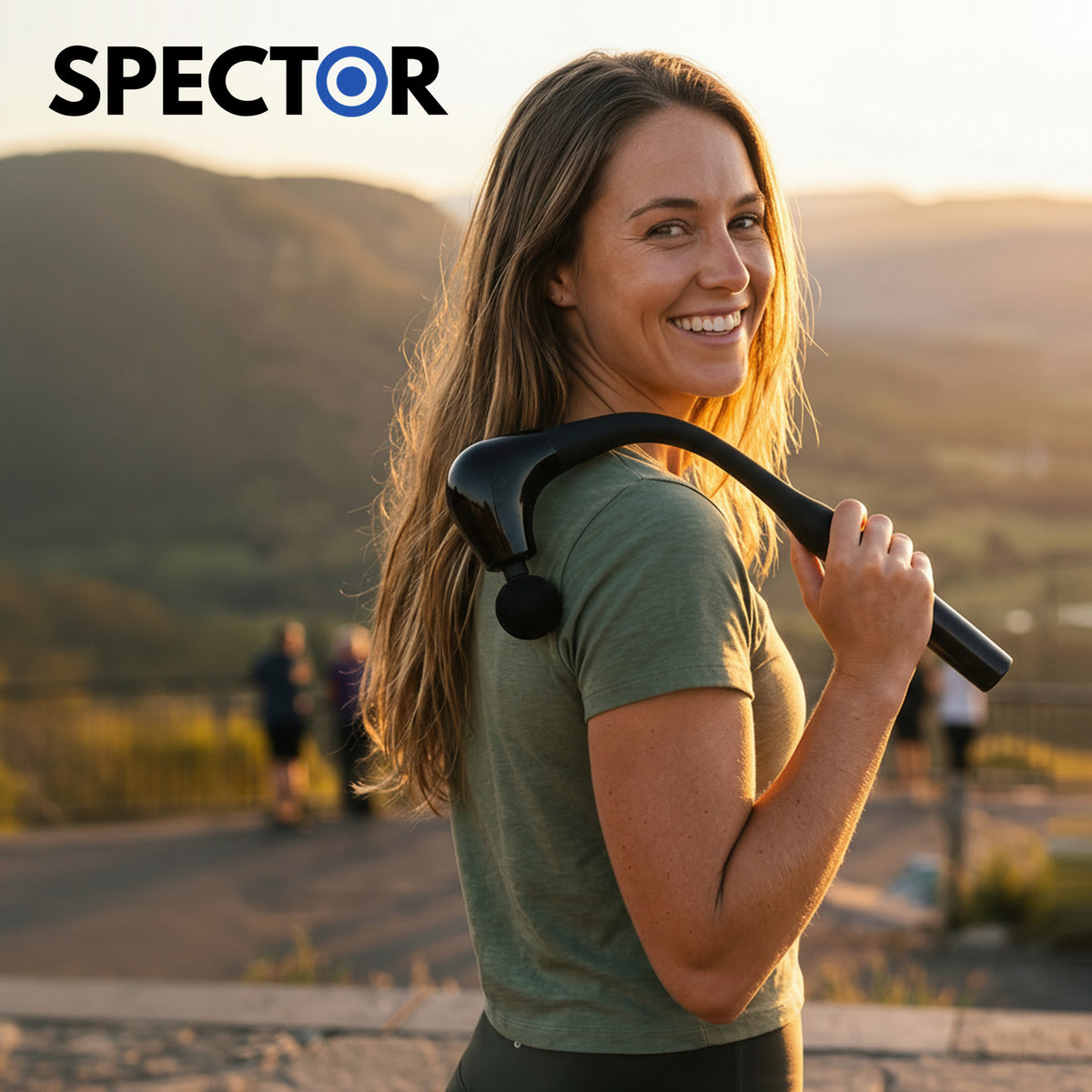 Spector Massage Gun Deep Tissue Back Muscle Percussion Massager Faster Relief