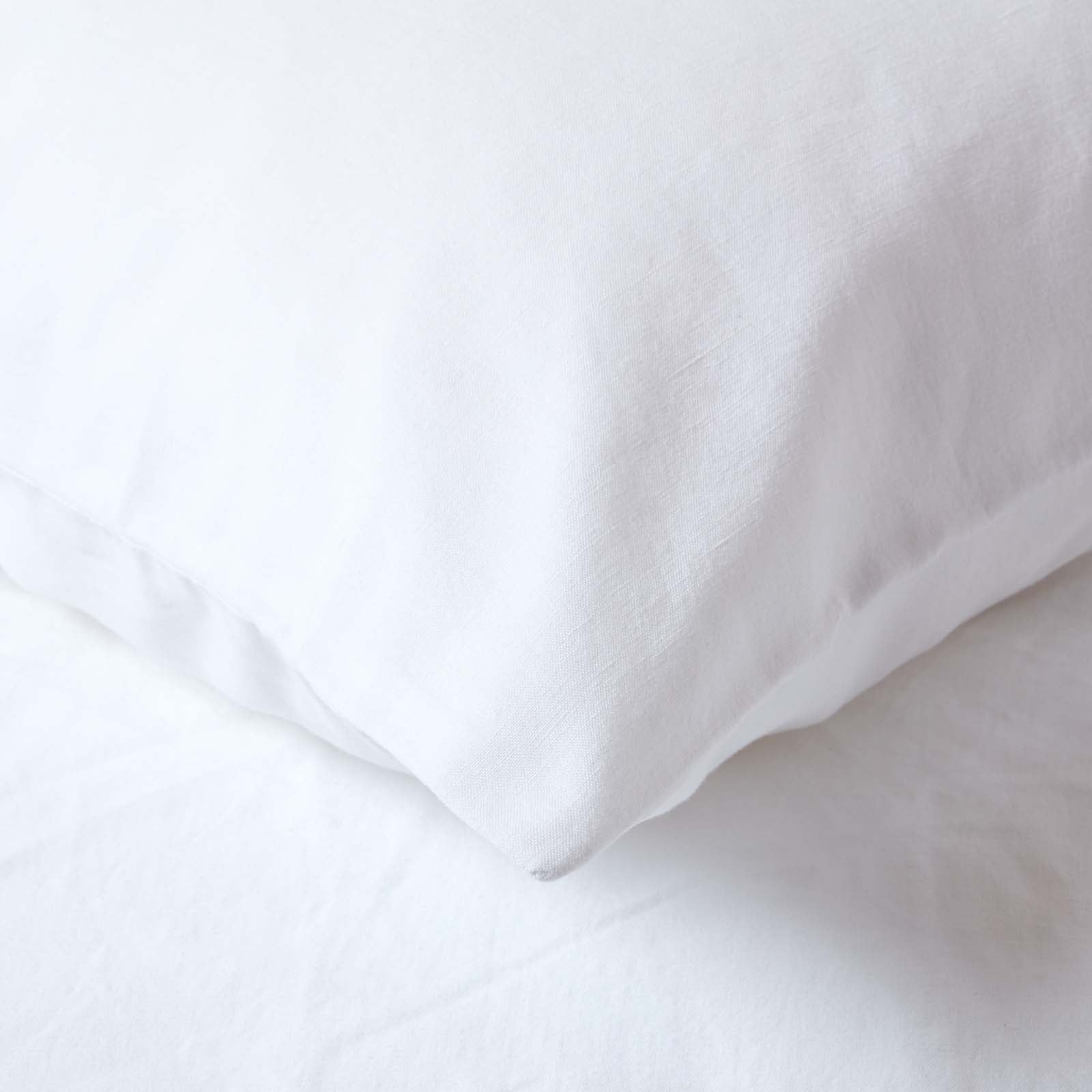 Linen Housewife Pillowcase | 48 x 74cm | White