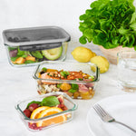 Multipurpose Bpa Free Glass Food Container With Airtight Lid | 0.25l