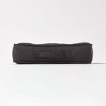 Rajput Ribbed Cotton Floor Cushion | 40cm x 40cm | Black