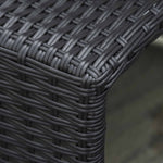 Outdoor Patio Furniture Set Weather Wicker Rattan Sofa Chair | Black